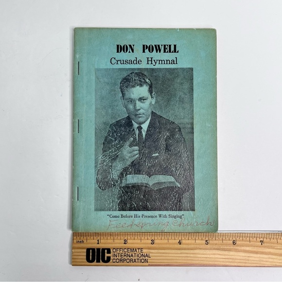 vintage don powell crusade hymnal gospel songs revival booklet feedspring church - Picture 7 of 8